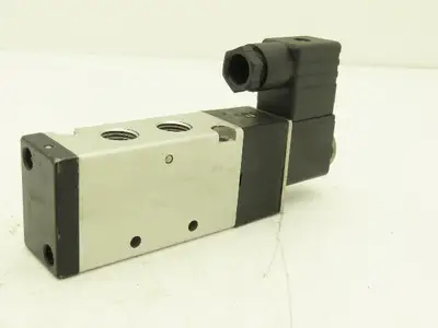 Concordia Fluidtecknik 552/6/AG14N/SS Solenoid Valve 24VDC 5 Way 2 Pos 1/4"NPT