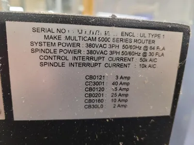 2018 MULTICAM 5000 SERIES Routers | MD Equipment Services LLC (20)