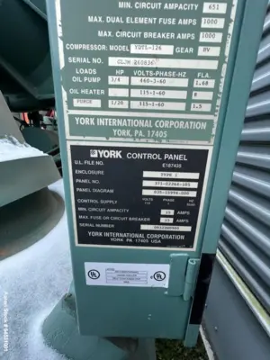 Used YORK MILLENNIUM Chillers Illinois US | Aaron Equipment #1269466