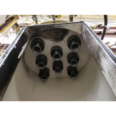 Used 420 CFM (60 sq ft.) Smoot Dust Collector with Rotary Airlock Valve