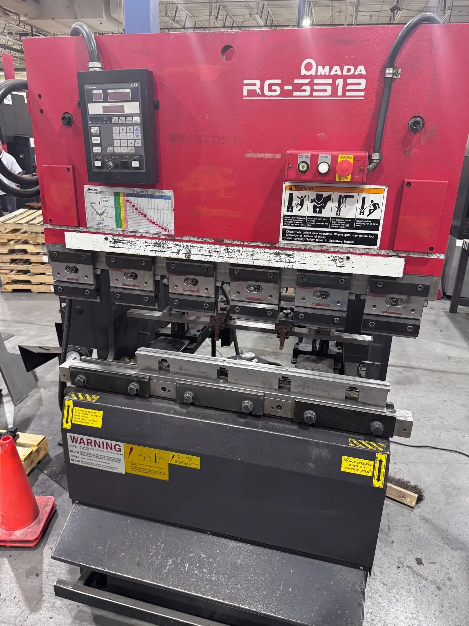 Used 1999 AMADA RG3512-LD Press Brakes Illinois US | Gadsden Engineering #1359185