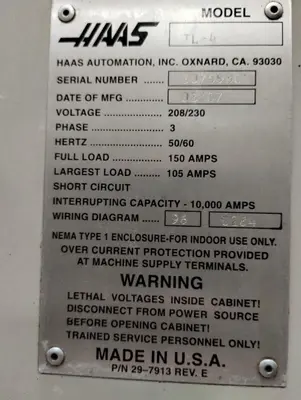 2007 HAAS TL-4 CNC Lathes | Rock Solid Tools (11)