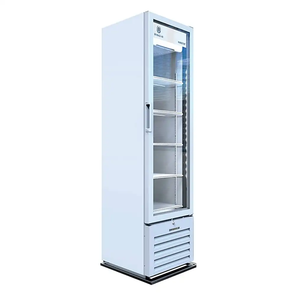 Beverage-Air MT08-1H6W 18 7/8" Marketmax® One Section Glass Door Merchandiser - (1) Right Hinge Door, White, 115v