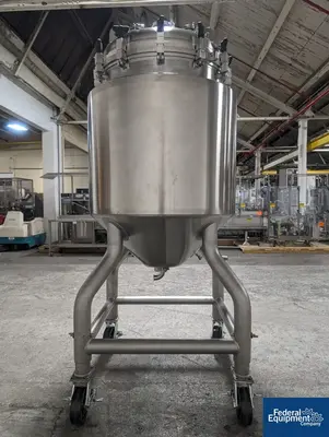 USED A&M Process 500 Liter A&B Process Receiver Tank, 316 S/S, 44/150#