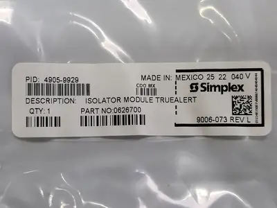 NEW SIMPLEX 4905-9929