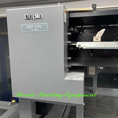 Duplo DBMi Saddle System with DSF-CFL Sheet Feeder & Cover Feeder, 2015