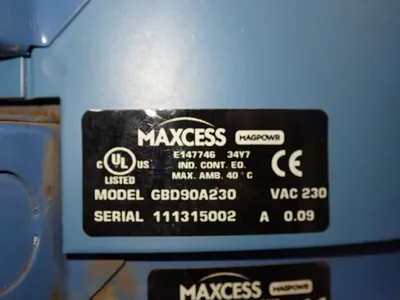 USED MAGPOWER / MAXCESS GBD90A230
