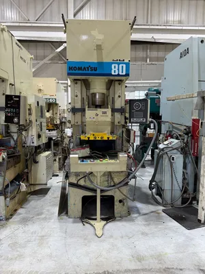 1996 KOMATSU 80 H-VS-3 Gap Frame/ OBI Mechanical Presses | Rygate LLC (1)