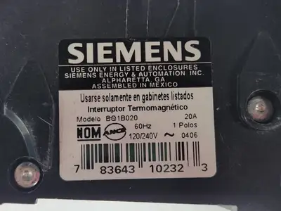 USED SIEMENS BQ1B020