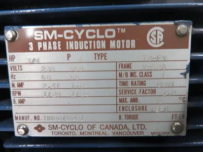 USED Sumitomo Cyclo CNHMS08-6125DBY