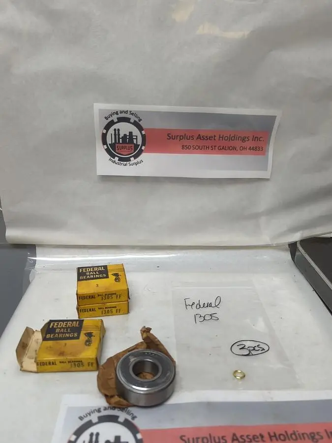 New | in-Stock FEDERAL 1305 Bearings | Surplus Asset Holdings #1198999