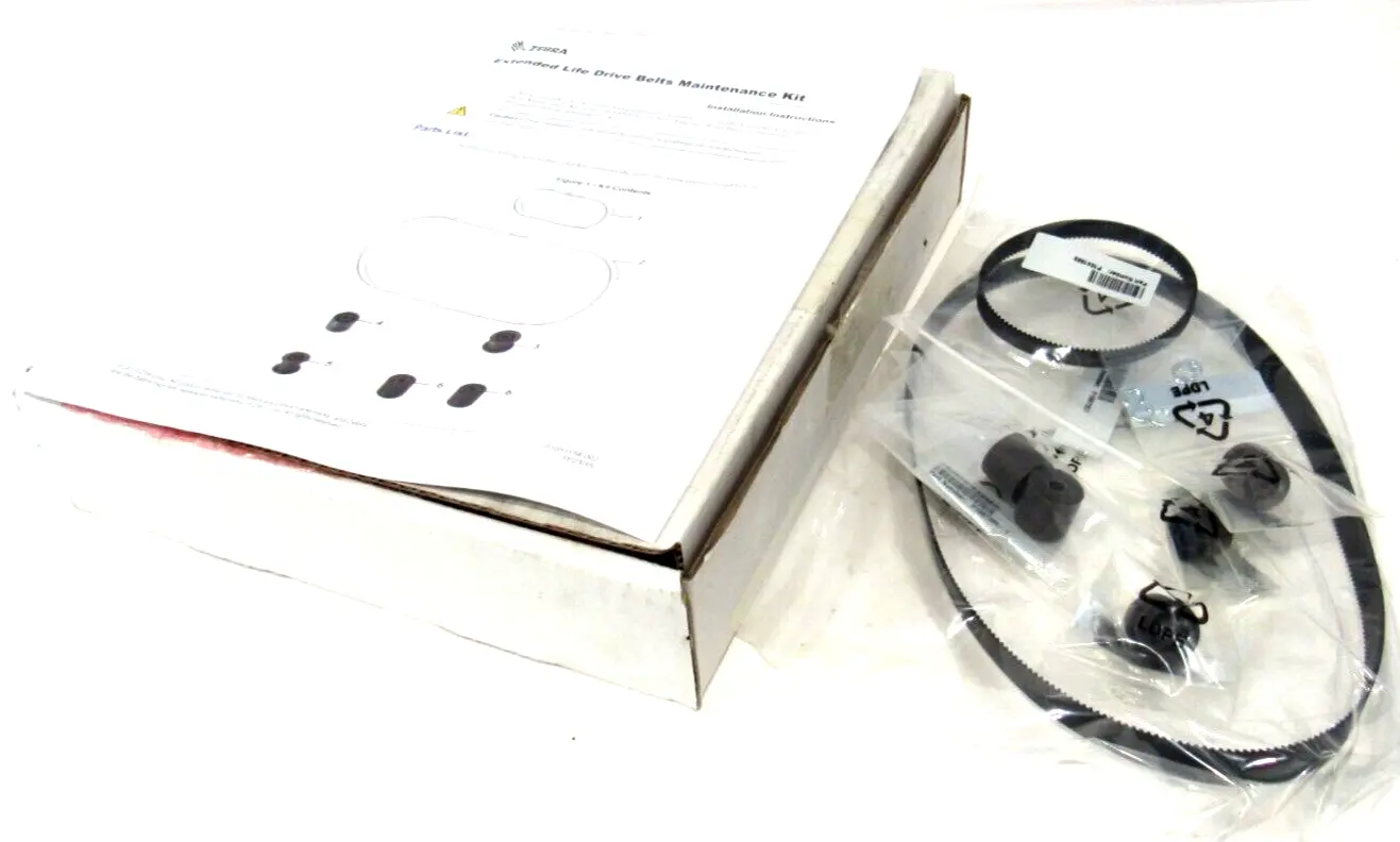 NEW ZEBRA P1046696-124 KIT MEDIA DRIVE BELTS P1046696124