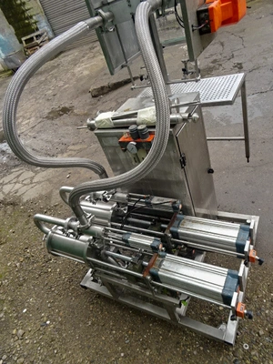 5 L S/S SP Twin Head Pneumatic Filler Type SPD 5000