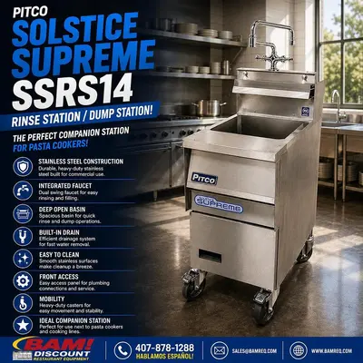 Used PITCO SSRS14 Sinks Florida US | BAM Discount Restaurant Equipment #1149625