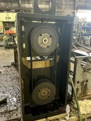 30,000 LBS X 36" PERFECTO COIL FEED LINE, COIL REEL UNCOILER & STRAIGHTENER: YOBRO #24871