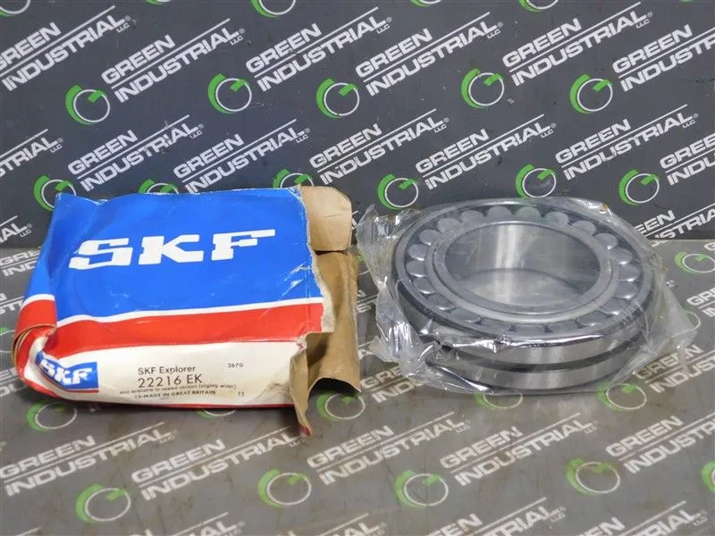 SKF 22216 EK Spherical Roller Bearing 80 mm Bore 140 mm OD 33 mm Width