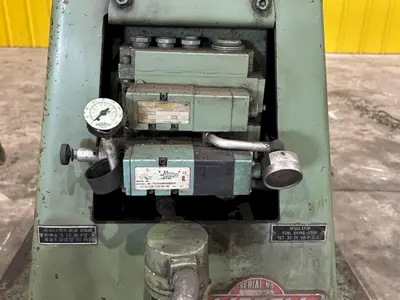 2,000 LBS X 12" LITTELL MODEL #20-12 DOUBLE END PULL OFF UNCOILER COIL REEL: STOCK #23713