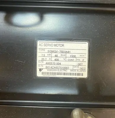 Used YASKAWA SGMGV-75D3A61 Industrial Controls Ohio US | Surplus Asset Holdings #1295297
