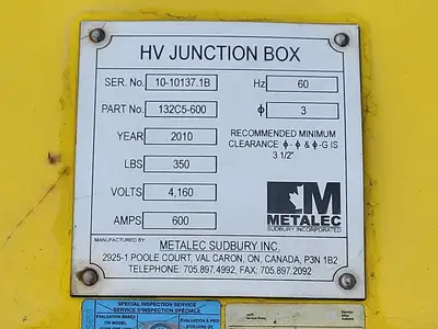 USED METALEC 132C5-600