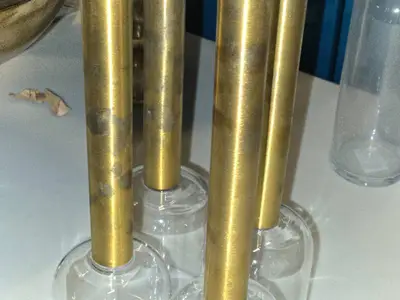 Lot of (4) Bud Vase - Zoya by Accent Décor 3 1/2" x 16 1/4"