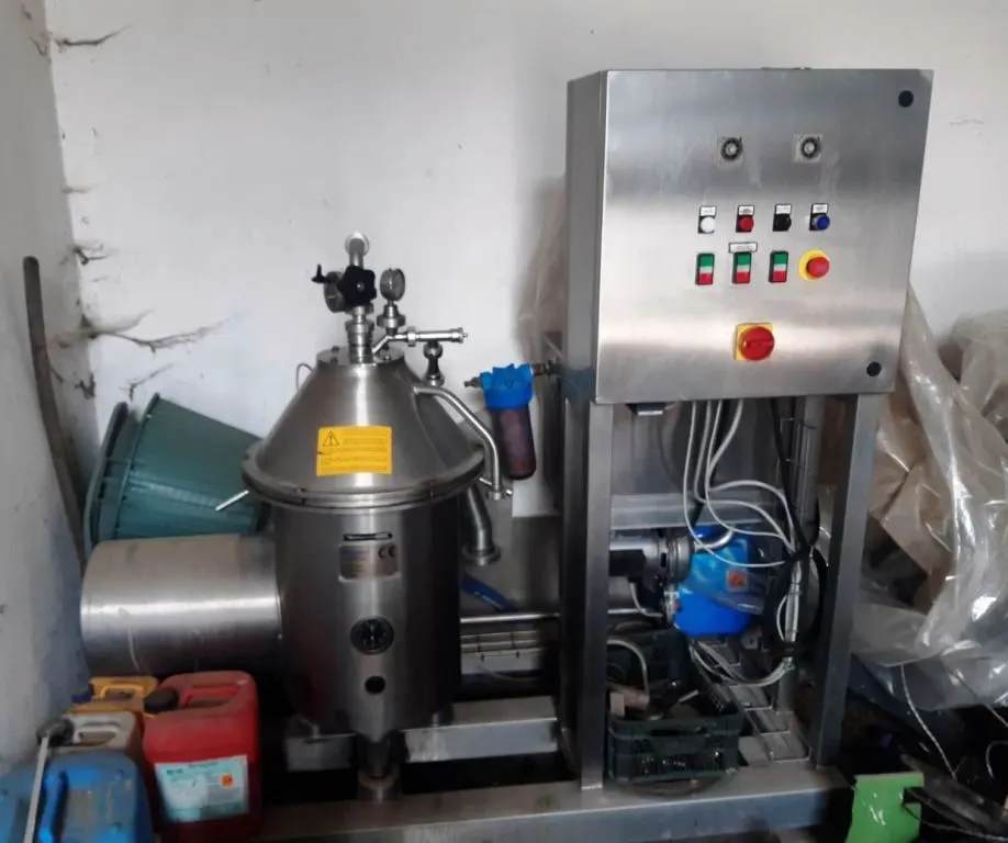 Andritz-Frautech SA 10P juice clarifier skid, 316SS.