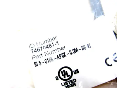 NEW TURCK B15-G18K-AP6X-0.3M-RS PROXIMITY SENSOR B15G18KAP6X 03MRS