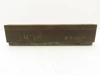 Press Brake Blank Die 13-9/16" Long 2-3/4" High 1-7/16" Wide 1/2" Tang