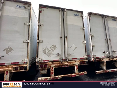 Used 1997 STOUGHTON 53 FT Box Trailers Pennsylvania US | Proxy Equipment #1384953