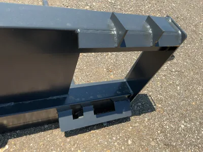 New JCT Bale Spear Skid Steer Attachment, Universal Quick Attach, Has Two Spears that Stick Out Appr...