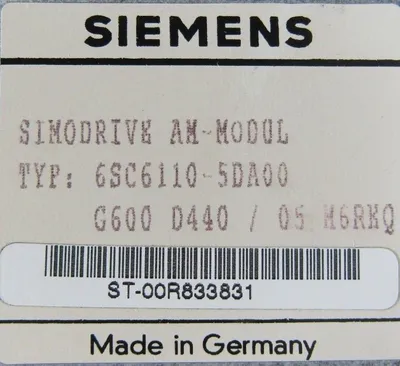 NEW SIEMENS 6SC6110-5DA00 SERVO DRIVE 6SC61105DA00