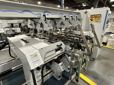 Weeke Models Optimat BST503 and BST507 CNC Through Feed Boring Line