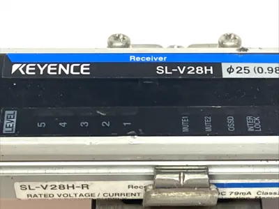 Used KEYENCE Safety Light Curtain Receiver 24VDC Light Curtains & Grids Michigan US | Maverick Industrial Sales #1392571