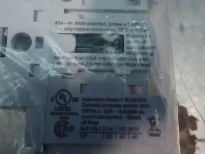 New | in-Stock EATON R5B3080U Relays & Switches | HGR 24 #739196