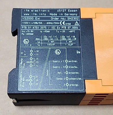 NEW IFM VS2000/110VAC/EXI/1G