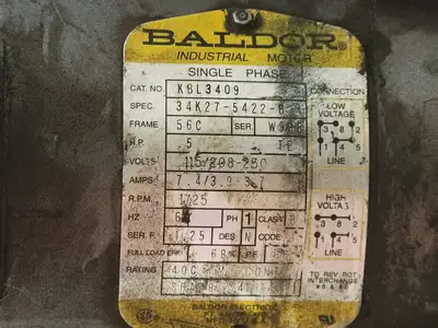 USED BALDOR KBL3409