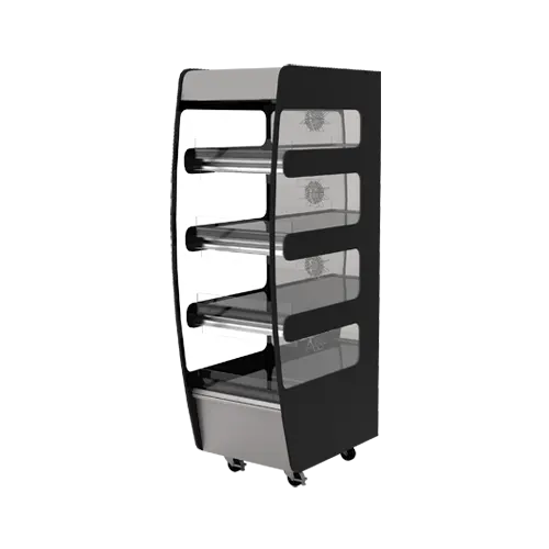 Flexeserve 21 2/5" Self Service Floor Model Heated Display Case - (4) Shelves, 208v (4T-600C)