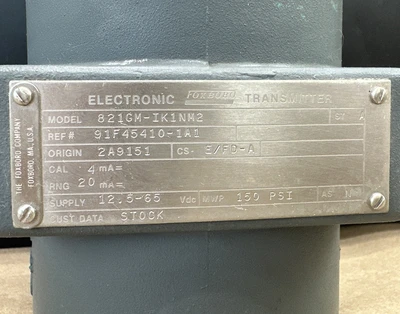 Used Foxboro 821GM-IK1NM2 Misc Electrical & Power Parts Indiana US | J&J Industrial Supply #1252307