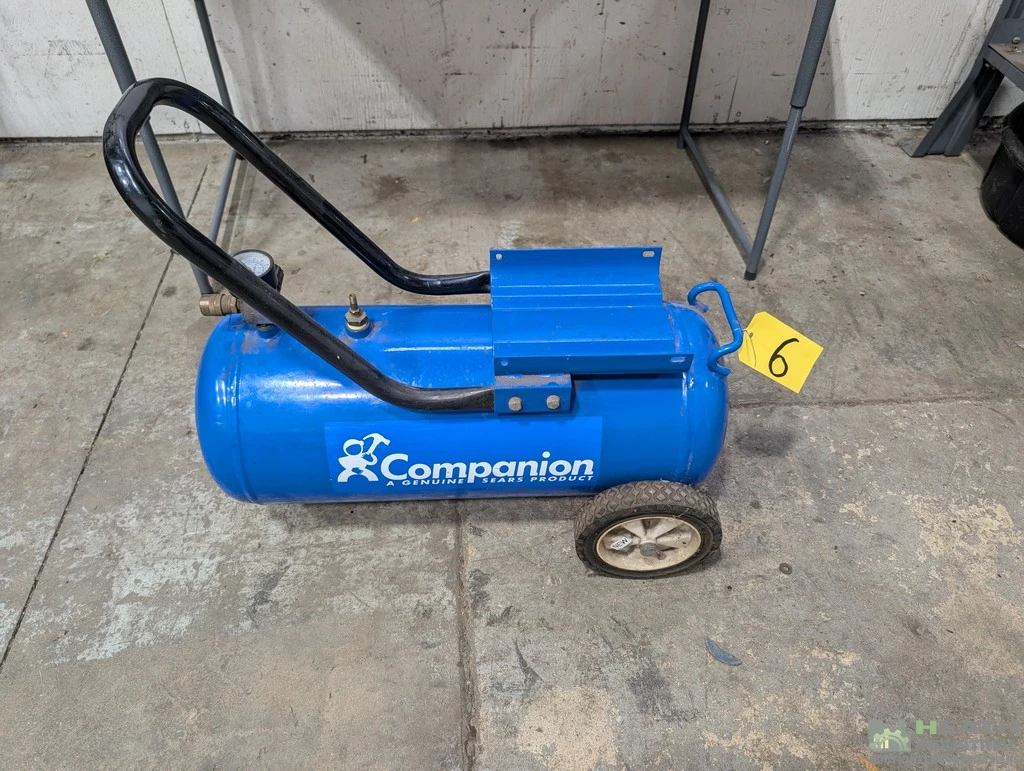 Used _UNKNOWN_ PORTABLE AIR TANK Pressure Tanks Illinois US | Heath Industrial Auction Services #1546763