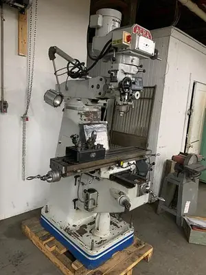 Acra AM2V 3HP Variable Speed Vertical Milling Machine – Power Feed, DRO, Tooling, New 1996!