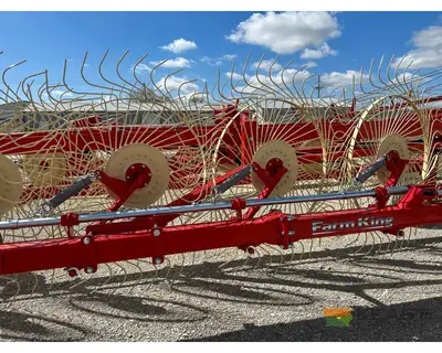 Used FARM KING TVR14 - 14 WHEEL Hay Rakes Iowa US | Keast Enterprises #1360467