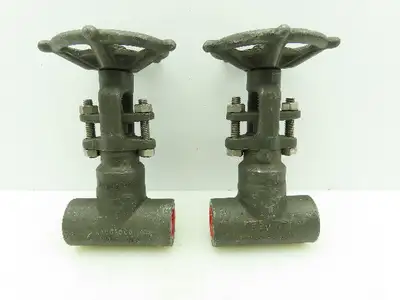 Vogt 2801 Forged Steel Gate Valve 3/4" FNPT 800# 1975PSI  Lot of 2