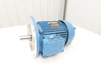 Lafert ST100LS4 AC Motor 4Hp 3kW 1700rpm 333/575VAC 3Ph 100L TEFC B1504