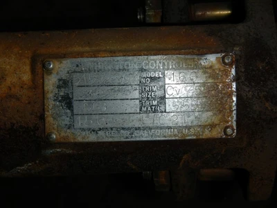 Annin 3" 150 Class 316 Stainless Steel Control Valve