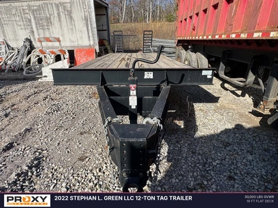 Used 2022 STEPHAN L. GREEN LLC 12-TON TAG TRAILER Flatbed Trailers New Jersey US | Proxy Equipment #1377930