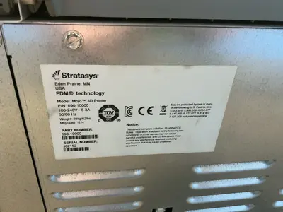 Used 2014 STRATASYS MOJO 3D PRINTER 3D printer, FDM/FFF Ohio US | HGR 24 #1443185