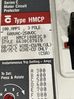 USED Westinghouse HMCP100R3C B