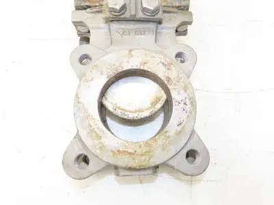 ITT Fabri-Valve C37 S316 3" Stainless Knife Gate Valve Lug Style Metal Seat