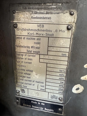 WMW NILES DLZ 800 Lathes | Bowland Trading Ltd (14)