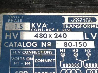 Used DONGAN 80-150 Transformers Michigan US | Ideal Machinery #1284056