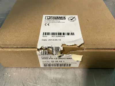 New | in-Stock 2013 PHOENIX CONTACT MINIPS1224DC/48DC/0.7 DIN Rail Power Supplies Ohio US | HGR 24 #1463353